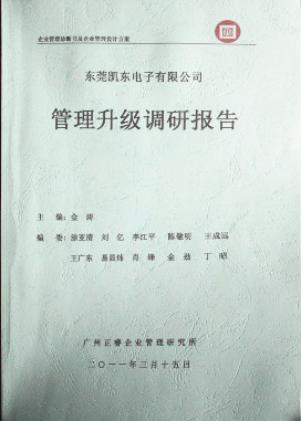 2012年4月5日，正睿咨詢(xún)向潔麗決策層陳述調(diào)研報(bào)告