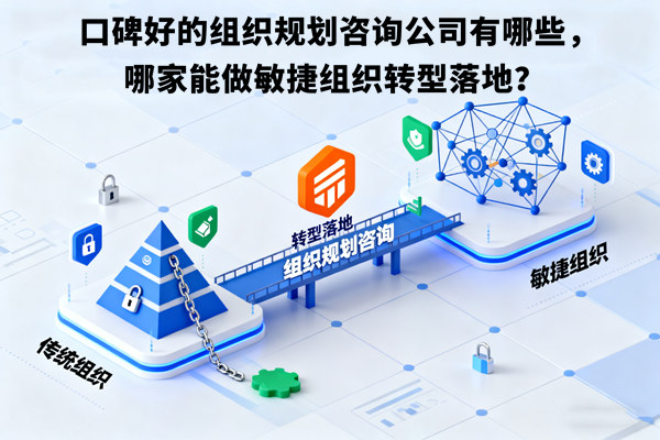 口碑好的組織規(guī)劃咨詢公司有哪些，哪家能做敏捷組織轉(zhuǎn)型落地？