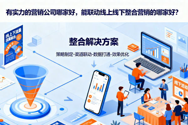 有實力的營銷公司哪家好，能聯(lián)動線上線下整合營銷的哪家好？